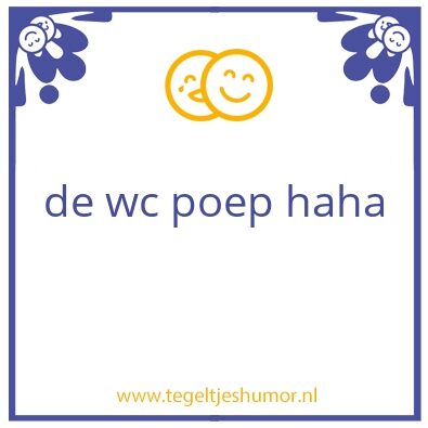 Tegeltje: je oma