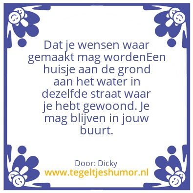 Tegeltje: Geluk is: