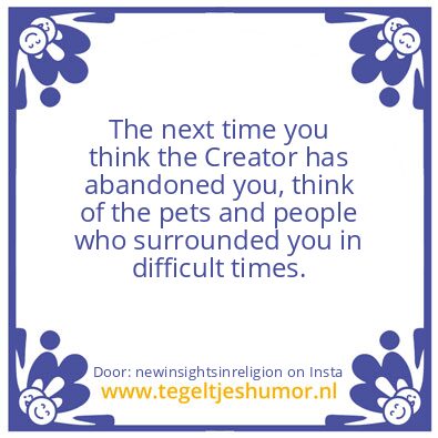 Tegeltje: The next time ..