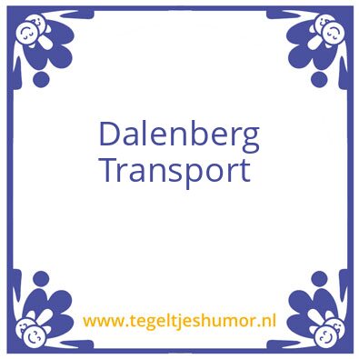 Tegeltje: Dalenberg