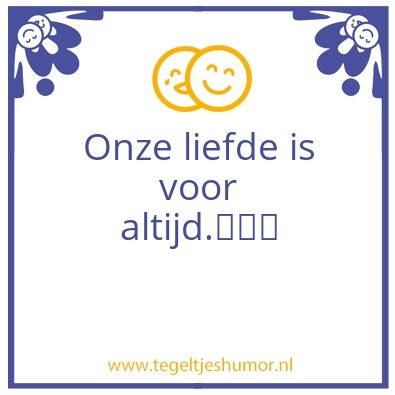 Tegeltje: Paul en Janetâ¤â¤â¤