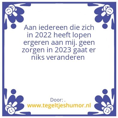 Tegeltje: .