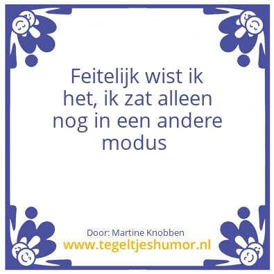 Tegeltje: martine