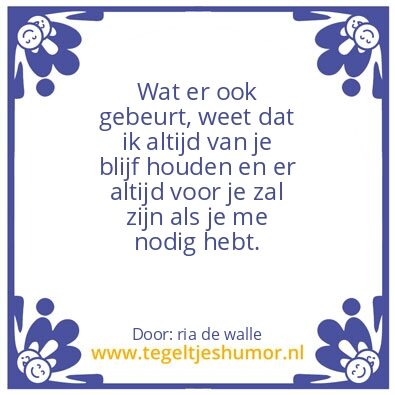 Tegeltje: mijn zoon
