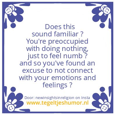 Tegeltje: Does this sound familiar ?
