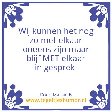 Tegeltje: Marian Borg