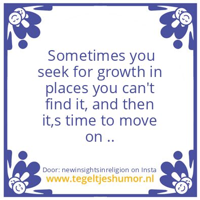 Tegeltje: Sometimes …