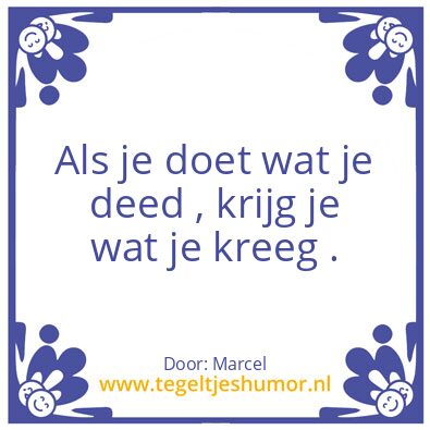 Tegeltje: Marcel