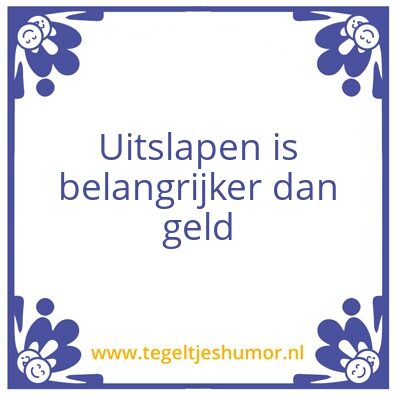Tegeltje: Ome Nico