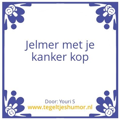 Tegeltje: Leuk dit