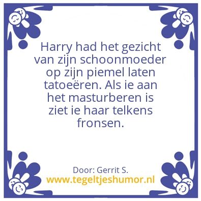 Tegeltje: Ik ben Gerrit.