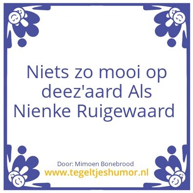 Tegeltje: Kwaak