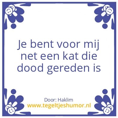 Tegeltje: Haklim
