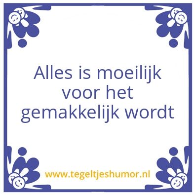Tegeltje: –