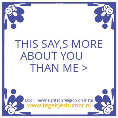 Tegeltje: Now You know