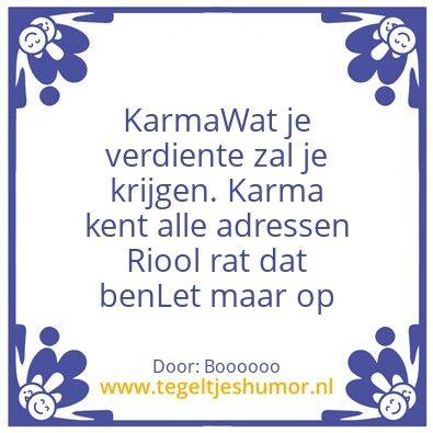 Tegeltje: Voor jouw