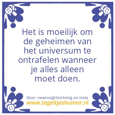 Tegeltje: “Our Path”