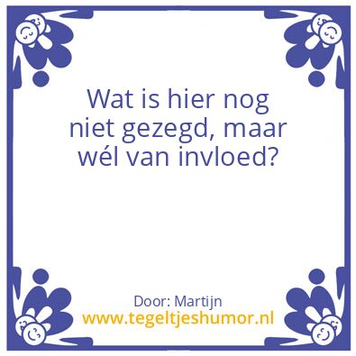 Tegeltje: Overlegtegel