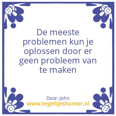 Tegeltje: John