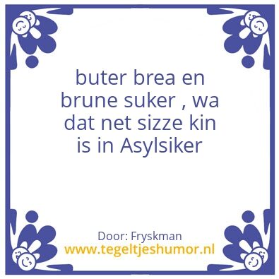Tegeltje: Fryske siswize