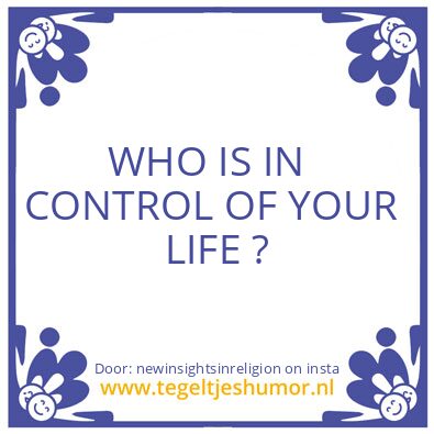 Tegeltje: YOU ARE !