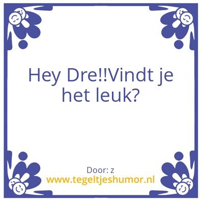 Tegeltje: q
