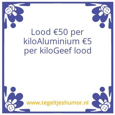 Tegeltje: Leven op het kamp