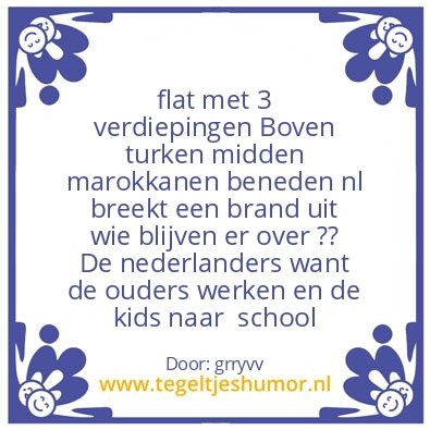Tegeltje: boem