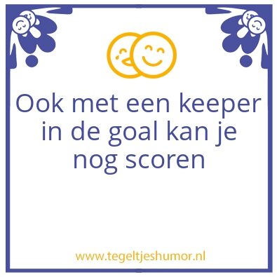 Tegeltje: scoren