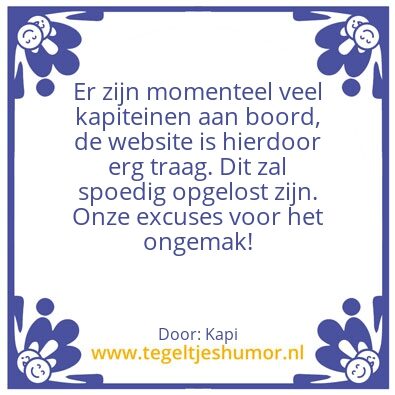 Tegeltje: De Kapiteinen