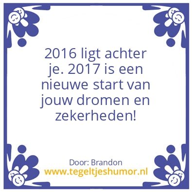 Tegeltje: NIEUWJAAR