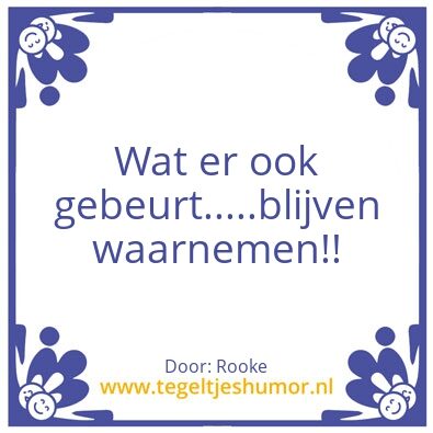 Tegeltje: Rooke