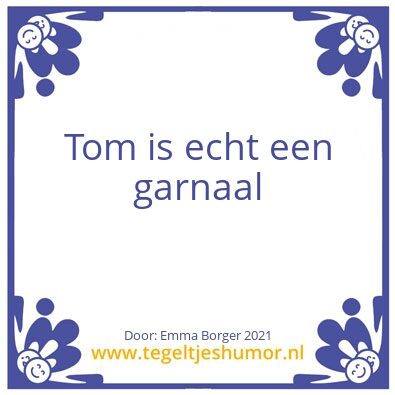Tegeltje: Tegel