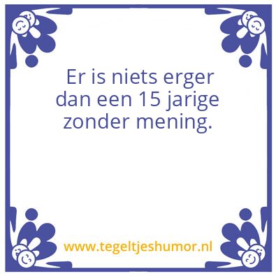 Tegeltje: Door
