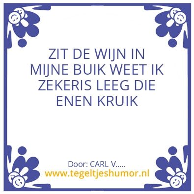 Tegeltje: leeg