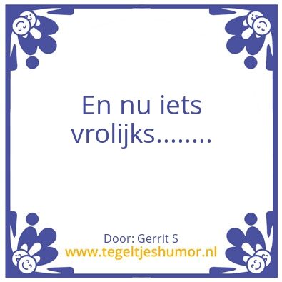 Tegeltje: Ik ben Gerrit