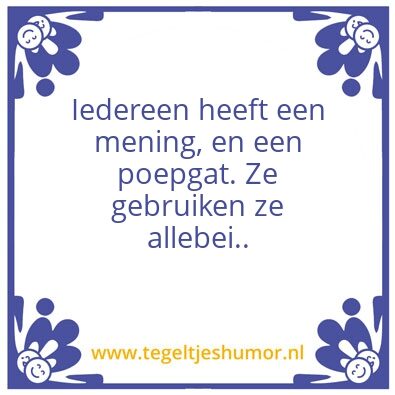Tegeltje: Trek je niets aan van anderen