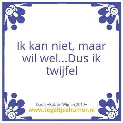 Tegeltje: Kerststruggle