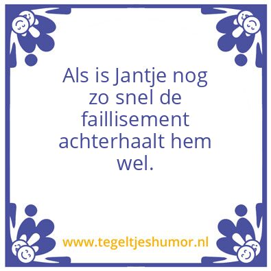 Tegeltje: Jantje 3