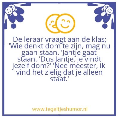 Tegeltje: dom