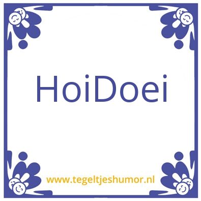 Tegeltje: Woord van de dag