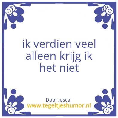 Tegeltje: Oscar
