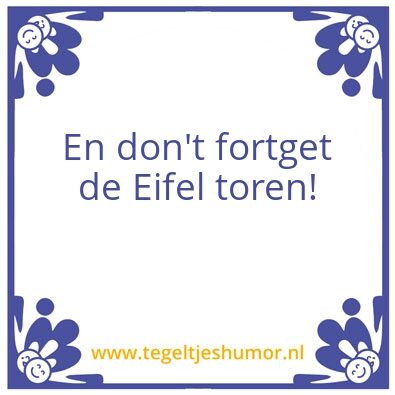 Tegeltje: Finn’s uitspraken