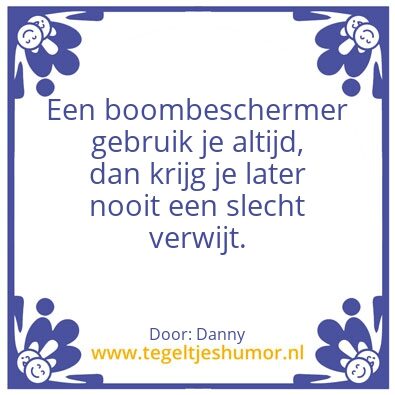 Tegeltje: Boombeschermer