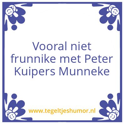 Tegeltje: het weer niet onderschatten