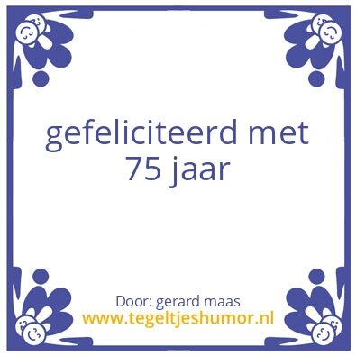 Tegeltje: verjaardag