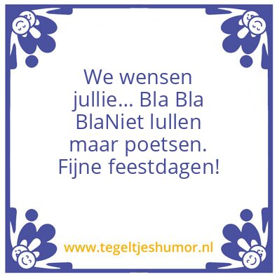 Tegeltje: Kerstwensen