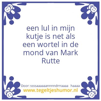 Tegeltje: aaahh