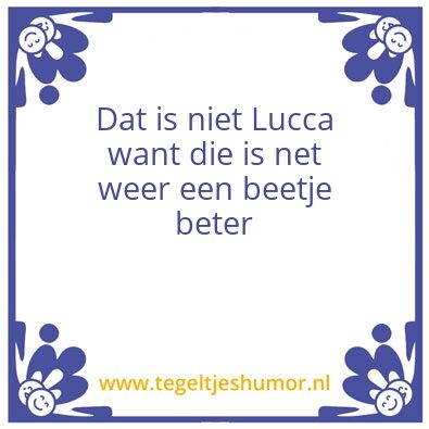 Tegeltje: Terug