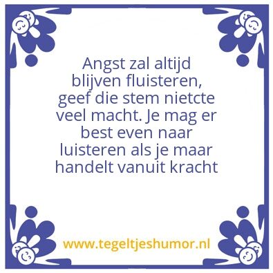 Tegeltje: Kracht